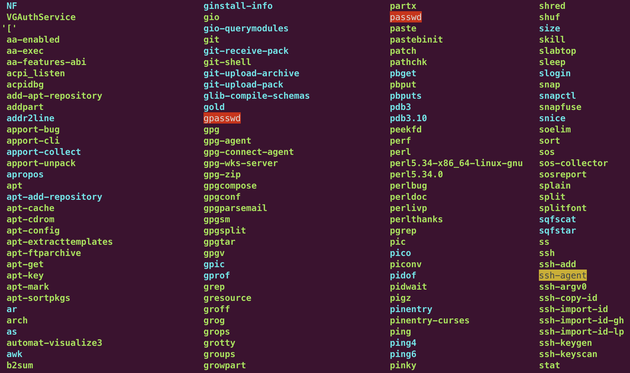 리눅스 파일 구조 (ubuntu)
